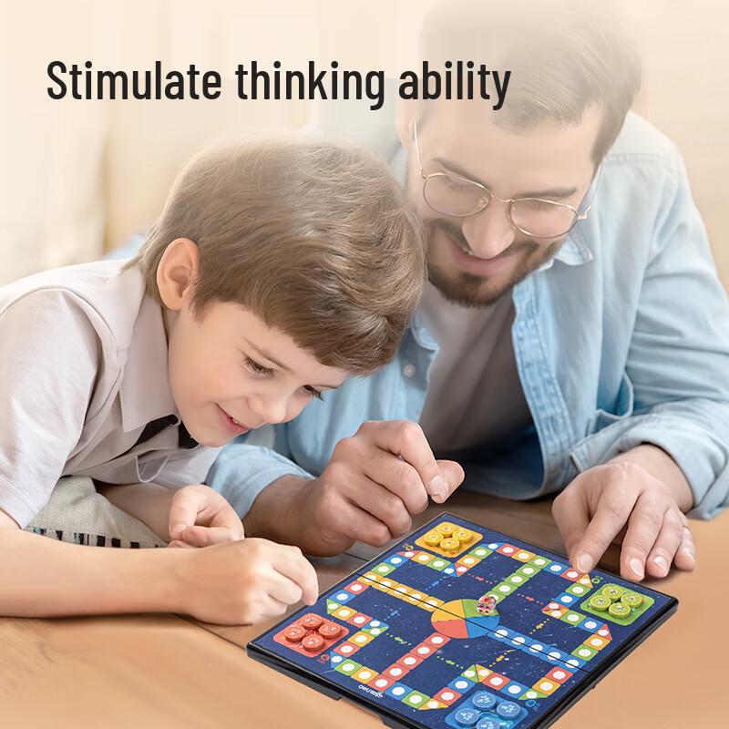 Deli Magnetic Ludo Game for Kids