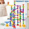 JOYFY 170Pcs Glowing Marble Run Construction Building Blocks Toys STEM Educational Building Block Toy for kid Christmas Gift