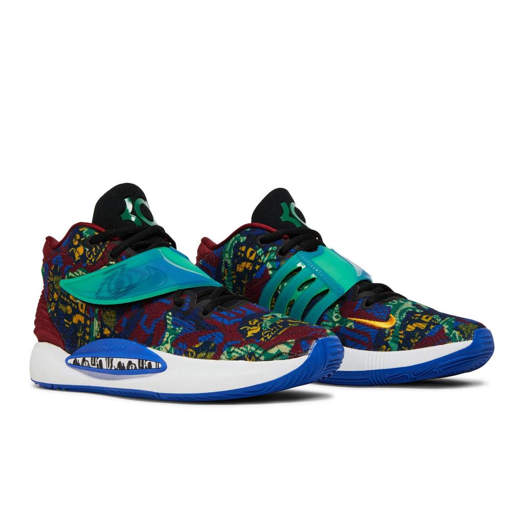Nike KD 14 NRG EP 'Ky-D' (Unisex) Sapphire / Deep Royal Blue / Lime Glow / Melon Tint Basketball Shoes DC9381 500