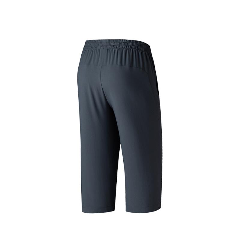 Anta Comfortable Simple Versatile Mid Waist Seven Point Casual Shorts Men shorts Gray 952527508-1