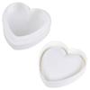 1 Pc White Big Love Mousse Silicone Cake Mold, Baking DIY Chocolate French Dessert Mold Fondant Tool