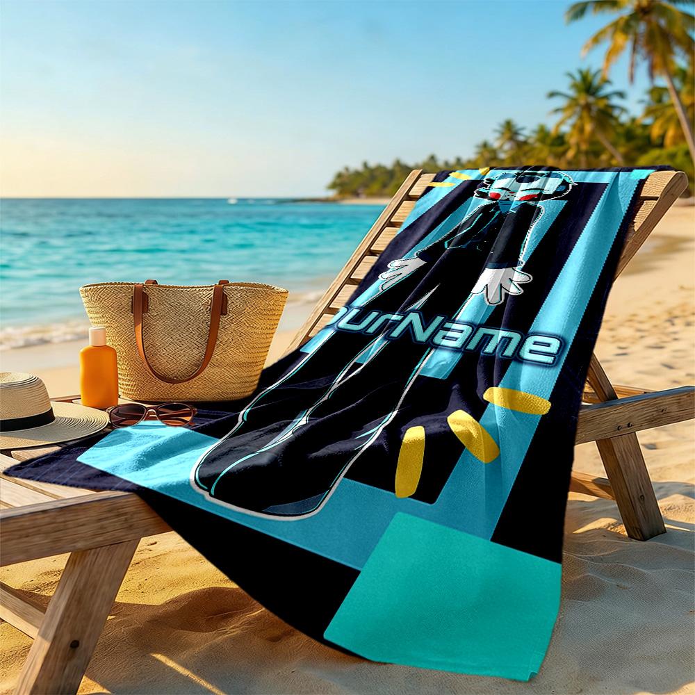 Incredibox Personalized Name Beach Towel High Absorbency & Quick-Dry Portable for SwimmingBeachCamping Travel Beach AccessoriesGym