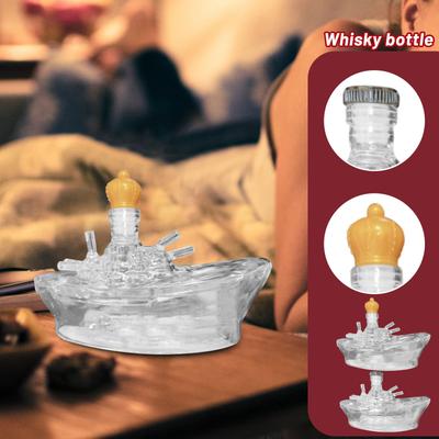 Zabawna francuska butelka whisky, grawerowane w 3D szklanki do whisky, butelka na wino i whisky dla psa, Fanyil Eaglory, unikatowa karafka do wina, dla mężczyzn
