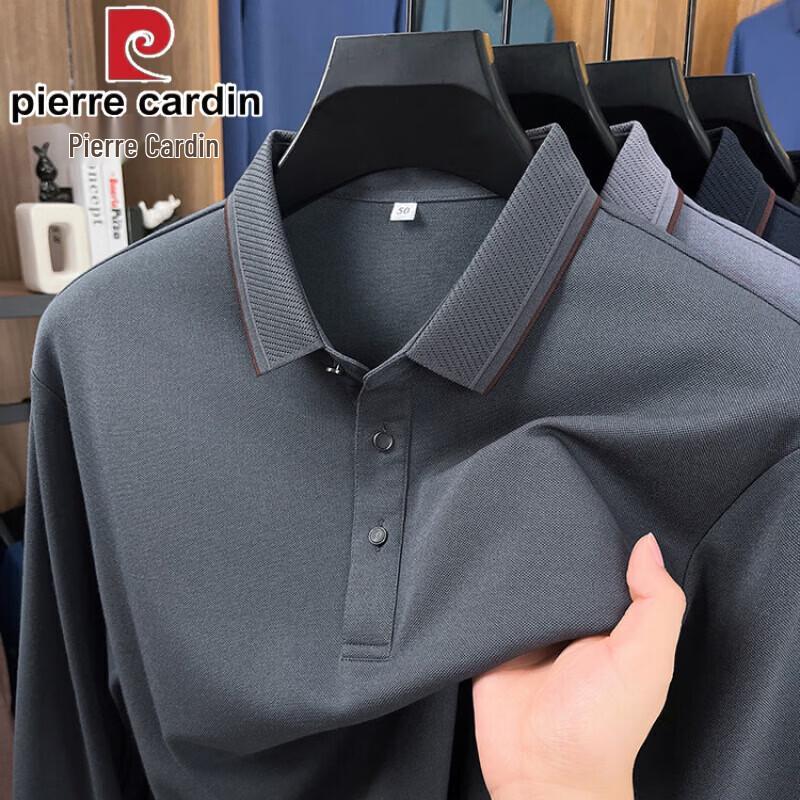 Pierre Cardin Men's 2026 Spring/Autumn Silk Blend Polo T-Shirt