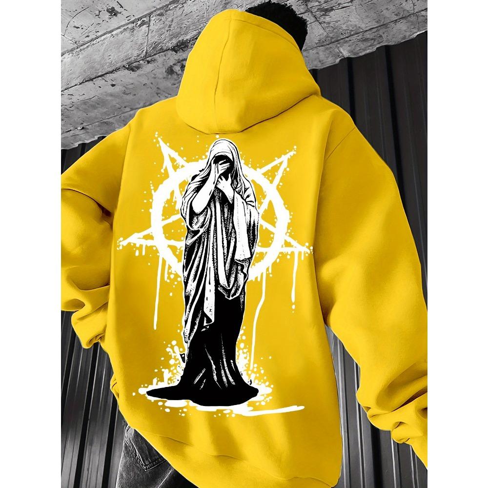 Weeping Lady Printed Men's Hoodies Pullover Autumn Casual Clothes Women Tops Outdoor Street Sweatshirts