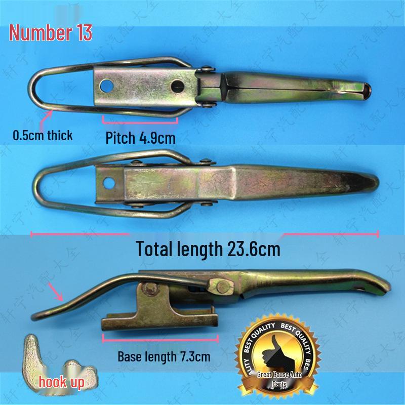 Electroplated Cargo Box Latch & Door Handle for Vehicles