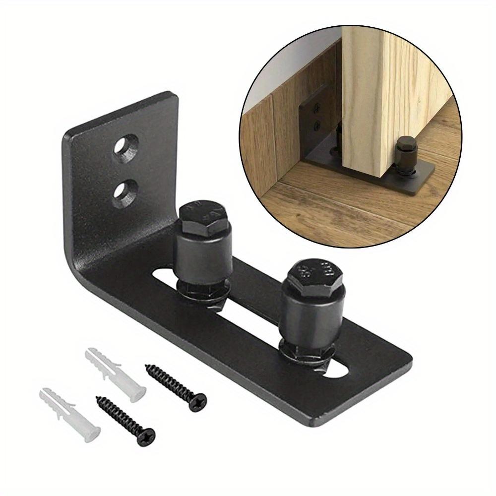 1Set Smoothly Sliding Barn Door Bottom Guide Adjustable Floor Guide Roller