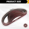 10Pcs 20X520mm Sanding Belt Sander Accessories Abrasive for Metal Wood Furniture Grinding Suitable for Pneumatic Sander