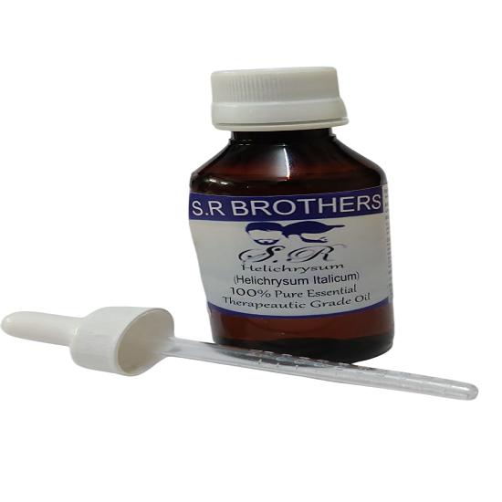 

S.R Brothers Helichrysum (Helichrysum Italicum) Pure & Natural Therapeutic Grade Essential Oil Plastic with Dropper 10 ml