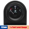 Medidor de Temperatura Automático com Sensor 1/8 NPT 52mm LED Digital Indicador de Temperatura do Óleo/Água Pressão do Óleo PSI Manômetro Preto para Carro a Gasolina