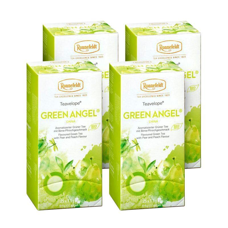 Ronnefeldt Green Angel Tea 25 Tea Bags x 4 Pack