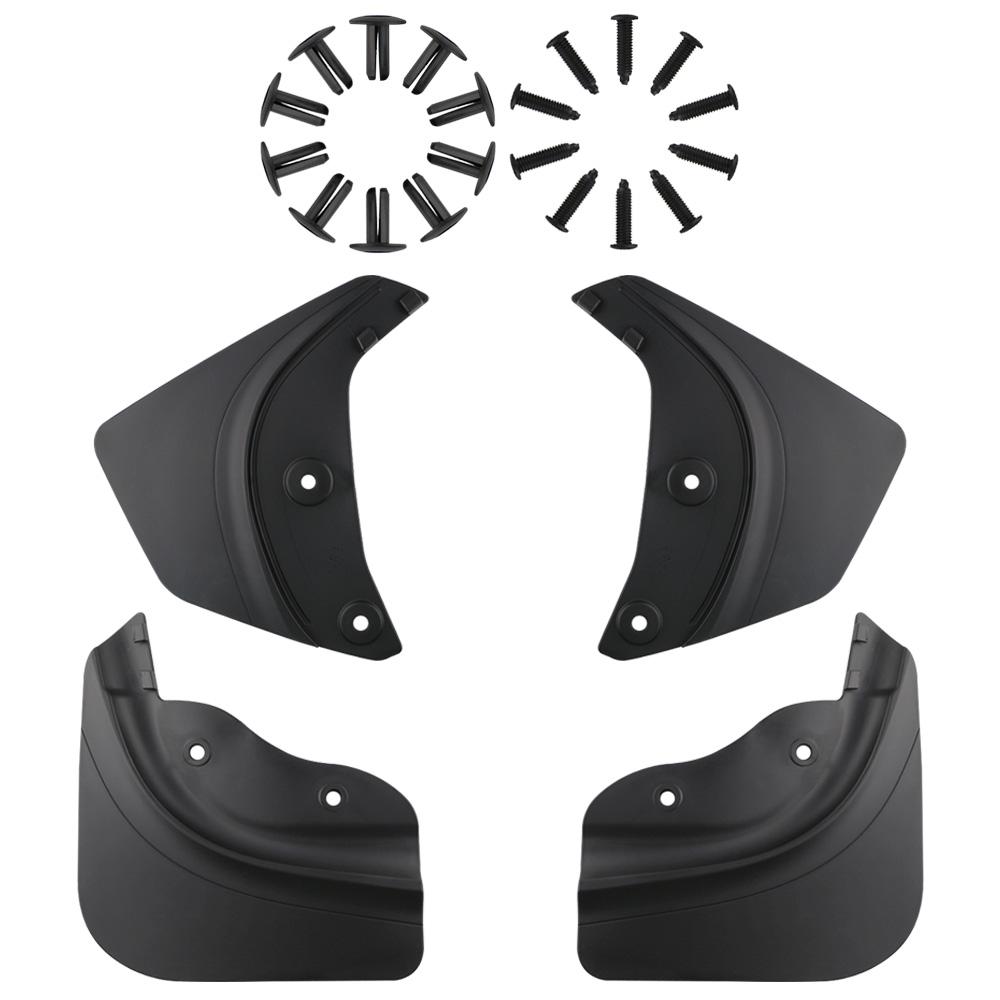 Front and Rear Mudguards for Tesla Model Y Splash Guards Mud Flaps No Need To Drill Holes Fender Mud Guard