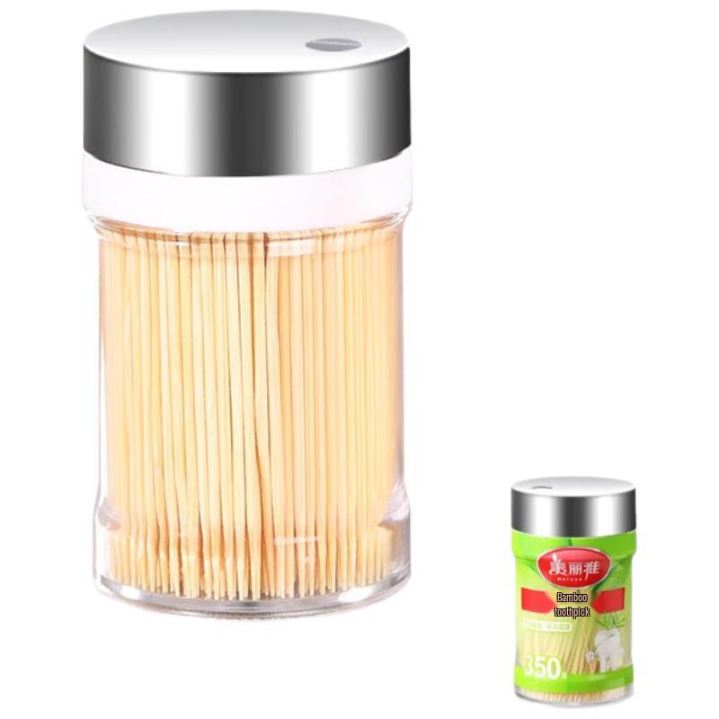 Meiliya Double-Ended Bamboo Toothpicks