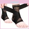 Ankle Copper Adjustable Support Compression Sleeve For Achilles Tendonitis Plantar Fasciitiseases Swelling And Sprained Ankle