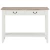 VidaXL Table console Blanc 110x35x80 cm Bois