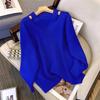 Women Sweater Autumn Loose V-neck Knitted Pullovers Solid Soft Knitwear Bottoming Shirts Ladies Jumpers Basic Sweaters