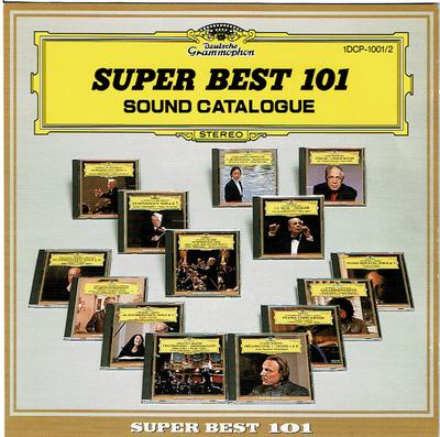 CD VARIOUS - Super Best 101 - Sound Catalogue POCG50006 Deutsche Grammo 1997 Japan Classical Used