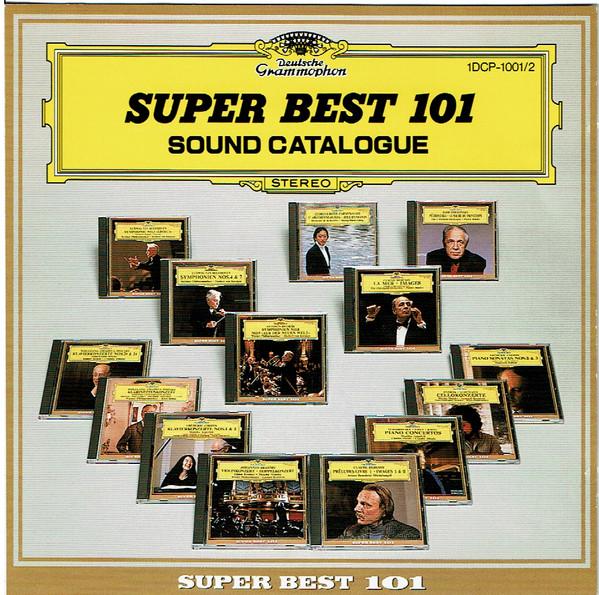 

CD VARIOUS - Super Best 101 - Sound Catalogue POCG50006 Deutsche Grammo 1997 Japan Classical Used