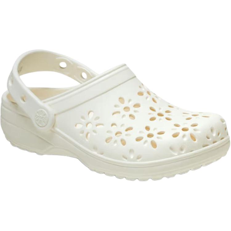 Crocs Classic Clog Comfortable Soft Everyday Versatile Non-Slip Durable Low-Top Sandals Kids sandals White 210943-0WV