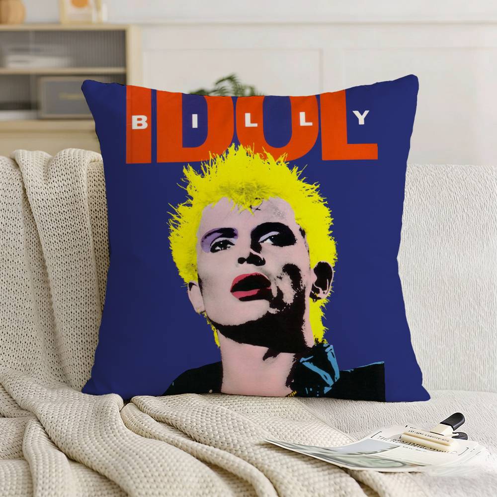 Singer B-Billy Idol Pillow Case for Sofa Living Room Home office Decor Protective Cover
