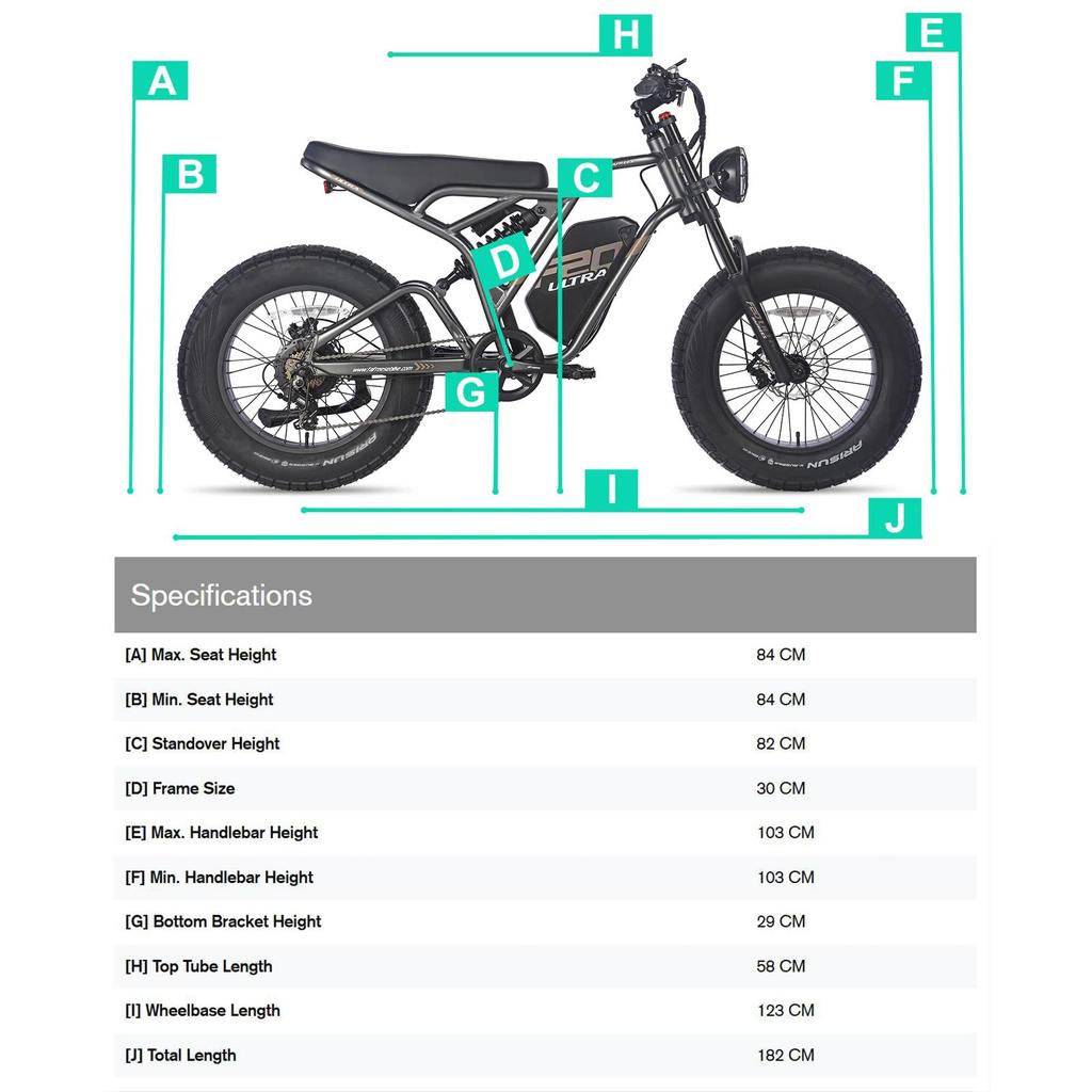 Electric Bicycle FAFREES F20 Ultra 20" 750W Motor Electric Bike Adult Top Speed 40Km/h 48V 25AH Range 140Km Load 180Kg
