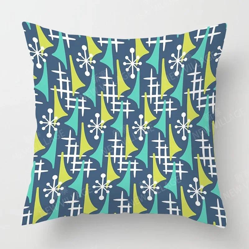 Nordic Fall Home Decor Autumn Throw Pillow Case Sofa Cushion Cover Modern   Geometry