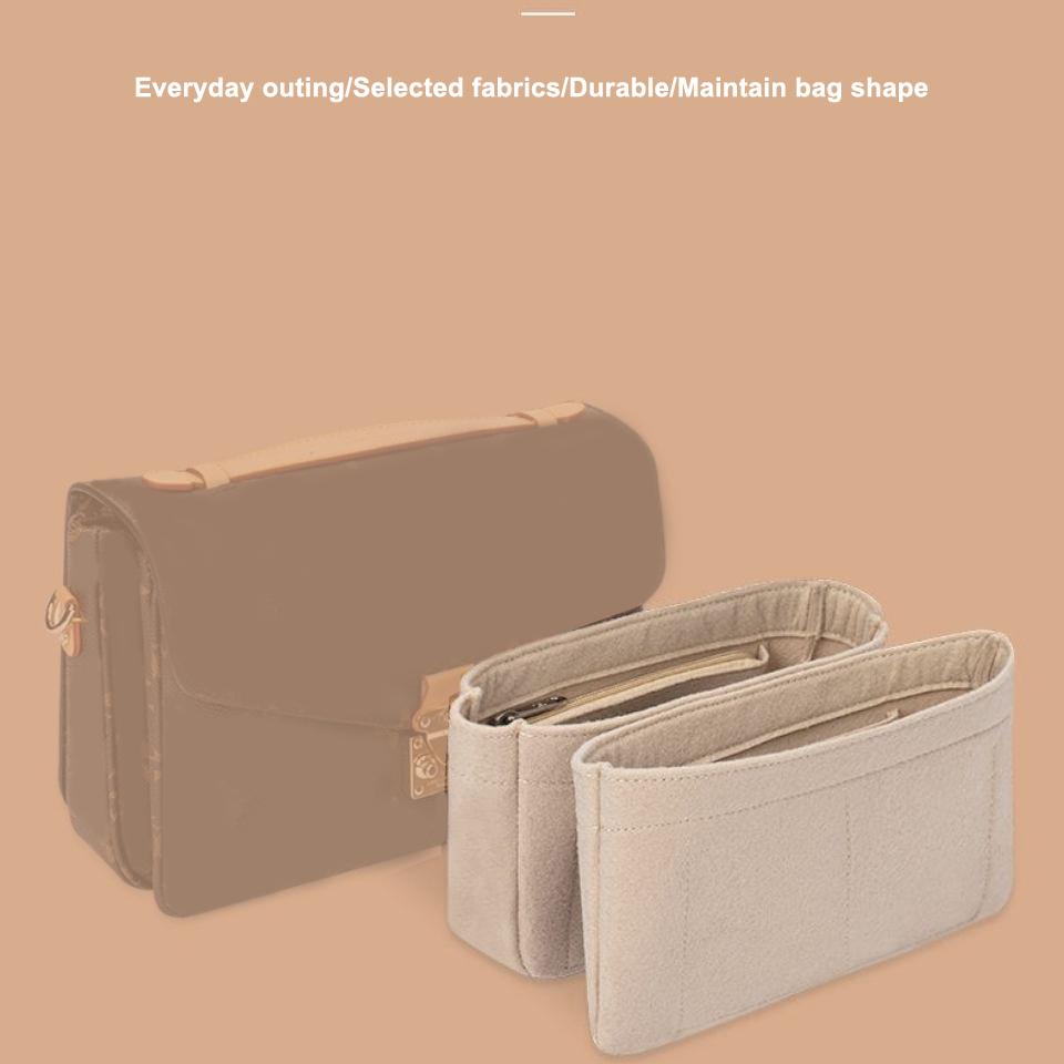 Filz Handtaschen Einlage Tasche Aufbewahrung Organisation Geldbörse Liner Tasche Halter Tragbar Interne Taschen für für LV Pochette Metis