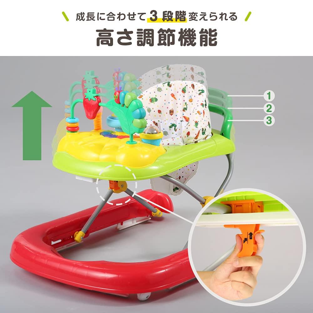 Nippon Childcare The Very Hungry Caterpillar Walker 2in1 Walker Multicolor 1 Piece 6360002001 (x 1)