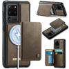 CaseMe Me80 Magnetic RFID Wallet Phone Case For Samsung Galaxy S24 FE 5G, Detachable Multi Card Slot Kickstand Anti-Theft Cover