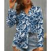 Elegant Women's Holiday Casual Women's Shirt Long Sleeved Women's Shirt Temperament Fashionable Top