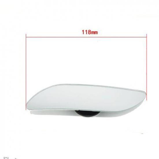 Adjustable Car Blind Spot Rear View 360° Wide Angle Parking Rimless Side Mirror