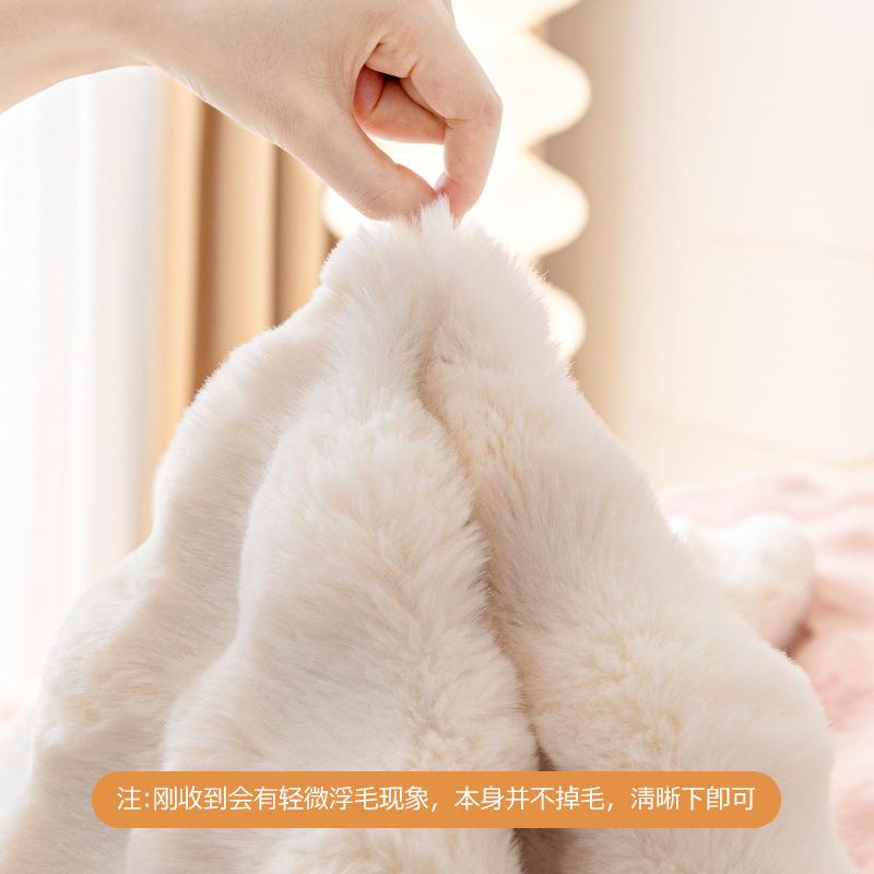 Strictly Selected Fleece Sofa Cushion, Thickened Plush Seat Cushion Fixed Non-Slip Sofa Cover Cloth Towel In Autumn And Winter