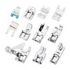 11Pieces Zinc Alloy Presser Feet Household DIY General Purpose for Domestic