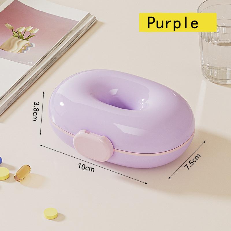 7 ячеек Мини Независимая Портативная таблетница Высококачественная дорожная таблетница с отделениями Компактный ежедневный диспенсер для таблеток