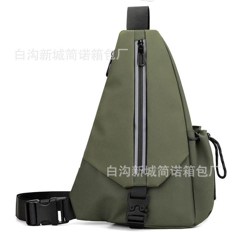 2025 New Men's Large-capacity Outdoor Breast Bag Casual Fashion Oblique Span Bag Shoulder Bag Commuter Small Backpack Bag