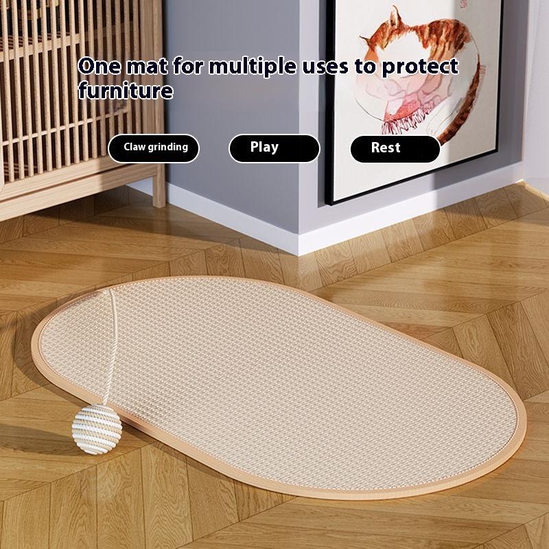 Odolné sisalové podložky na škrábání pro kočky, nástěnné podložky pro kočky, podložky na broušení drápků na pohovku, samolepky na zeď s podložkou na škrábání, hračky pro kočky, doplňky pro domácí mazlíčky
