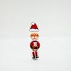 Navidad Natal Gift DIY Christmas Wooden Bead String Pendant 20mm Color Printed Wooden Bead Set Home Decoration Kid Gift