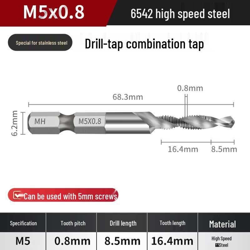 Red Knight Machine Taps for Stainless Steel