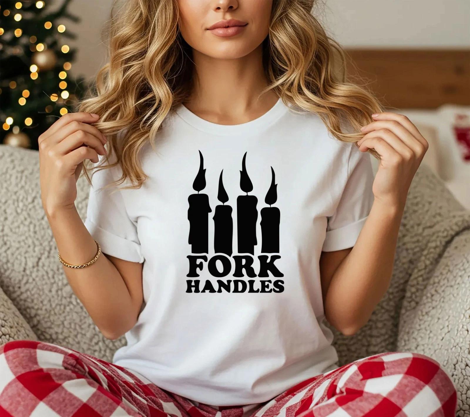Personalised T-shirt, Custome design gift for man women tee , Fork Handles L