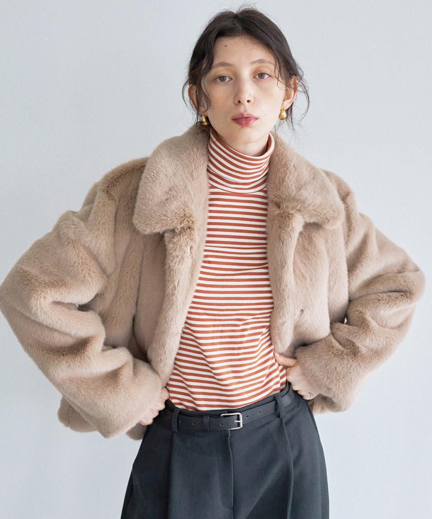 Lartigent Ltg7 Fur Jacket(Beige)