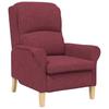 Armchair Burgundy Fabric
