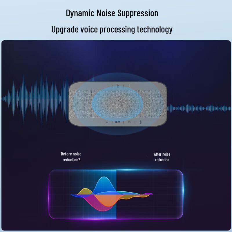 Huidu M610W Wireless Omnidirectional Conference Microphone (CN version)
