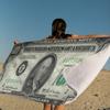 Dollar Luxury Microfiber Printed Beach Towel Mountain Climbing Yoga Beach Swimming Running Absorbent Soft Towel