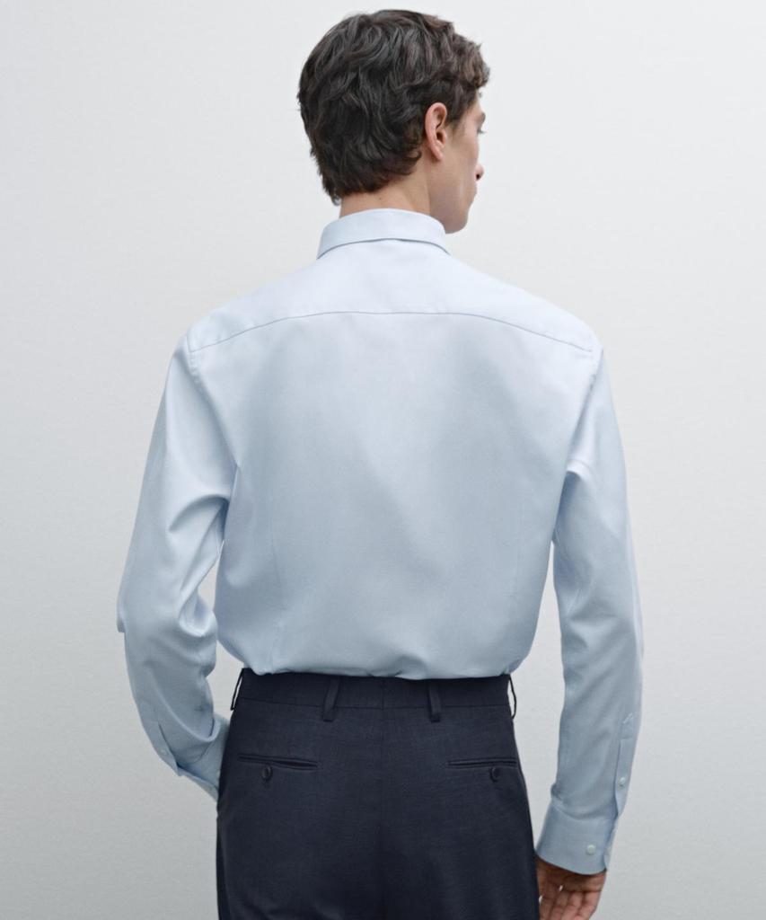 Masimodutti 100% Cotton Slim Fit Oxford Shirt