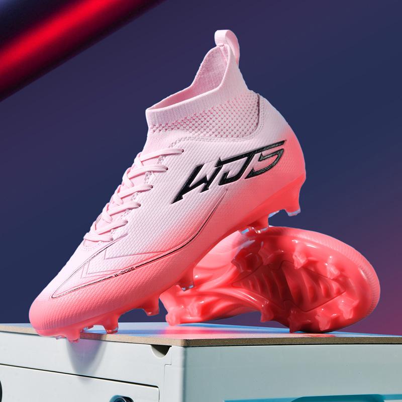 

Football Boots Men Ultralight Long Spikes Sneaker Original Comfortable Boy Soccer Shoes Resistant Professional Football Shoes 35