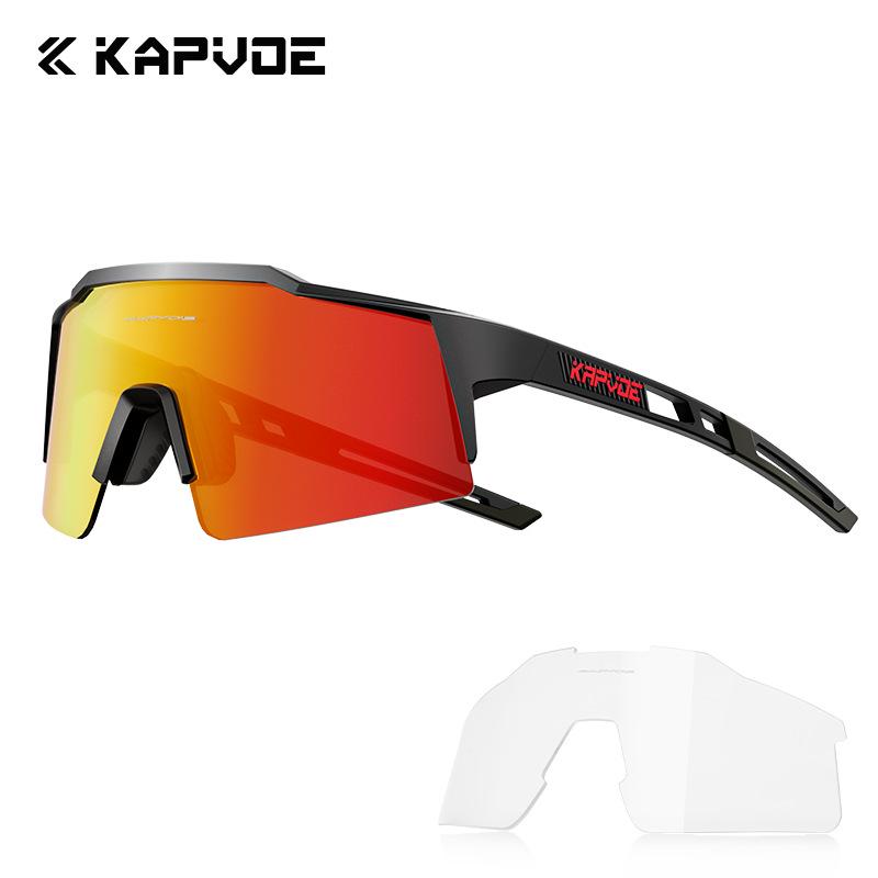 KAPVOE Color-Changing Windproof Cycling Goggles for Men and Women