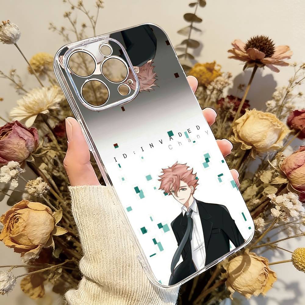 

ID Invaded Akihito Narihisago Phone Case For iPhone 17 16 15 14 13 12 11 Mini Pro Max Plus Transparent Cover iPhone15plus