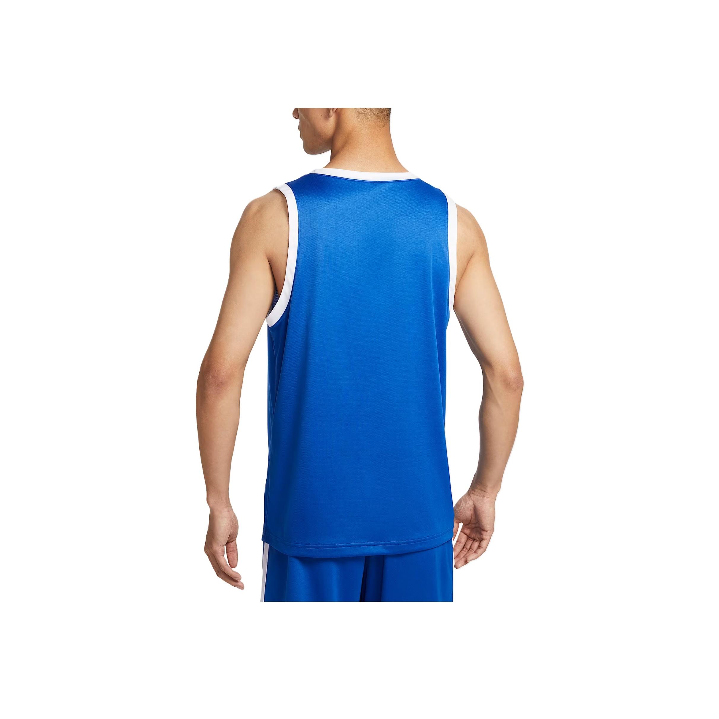 

Nike Dri-Fit Crossover Comfortable Fashion Versatile Soft Quick-Dry Basketball Vest Men Tops Blue IB8638-412