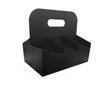 2/4/6 Cup Drink Carrier Caddy with Handle 10Pcs Disposable Cardboard Coffee Holder Portable Foldable Take-out Hot & Cold Drinks