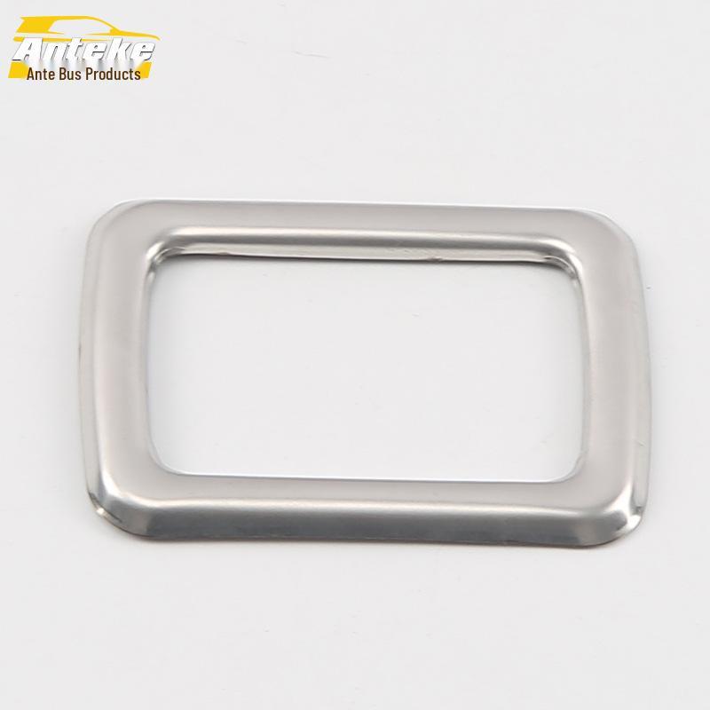 Compatible Decorative Sticker for 17-19 A4L Door Panel Induction Switch & Armrest Adjustment Light Ring